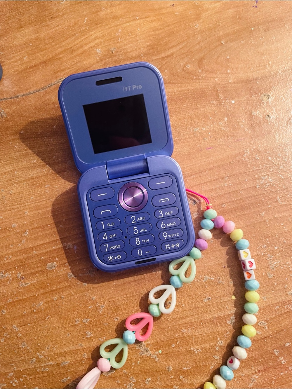 Flip Phone in Purple - Compact Basic Mobile 💜